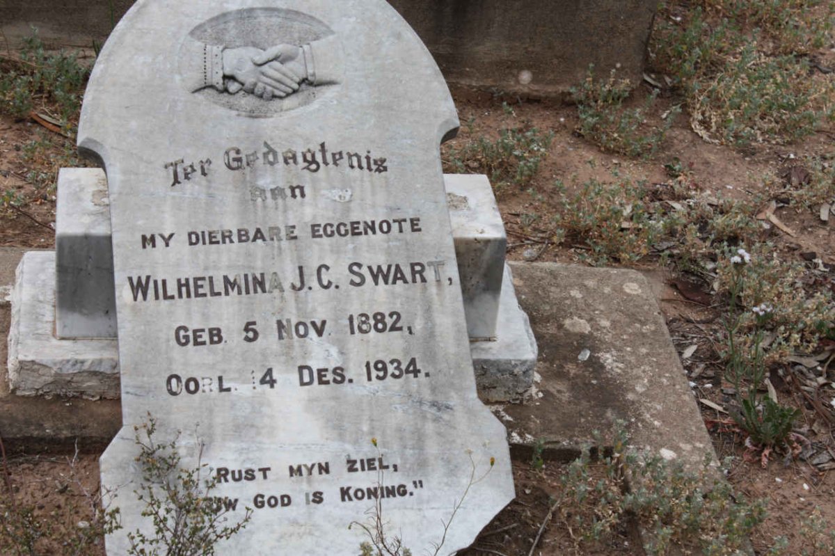 SWART Wilhelmina J. C. 1882-1934