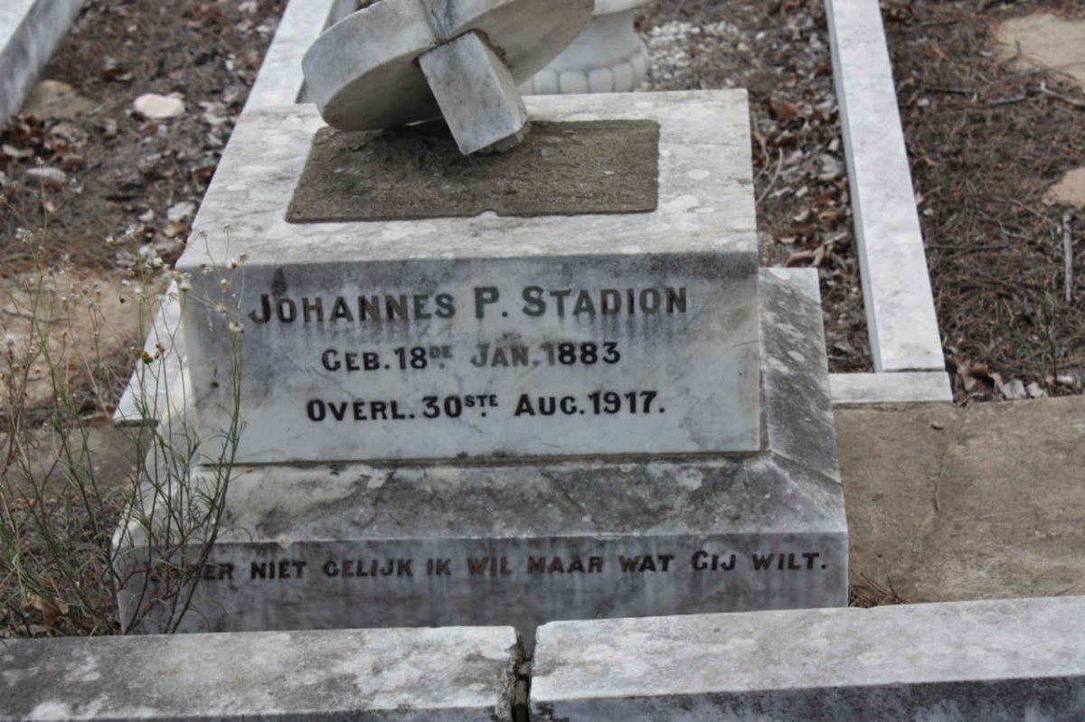 STADION Johannes P.1883-1917