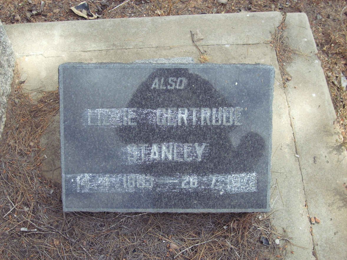 STANLEY Lizzie Gertrude 1883-197?