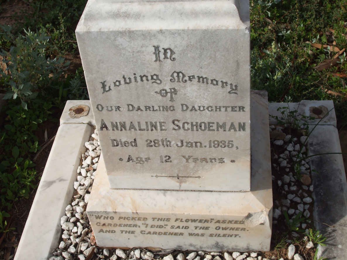 SCHOEMAN Annaline  -1935