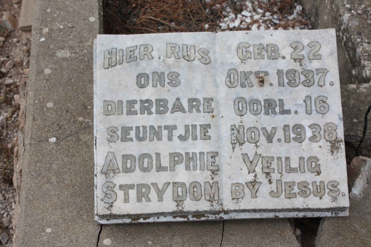 STRYDOM Adolphie 1937-1938