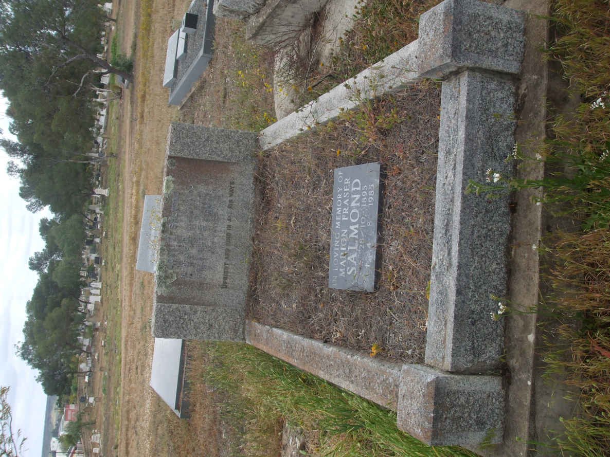 SALMOND John T. &amp; Marion Fraser 1895-1985