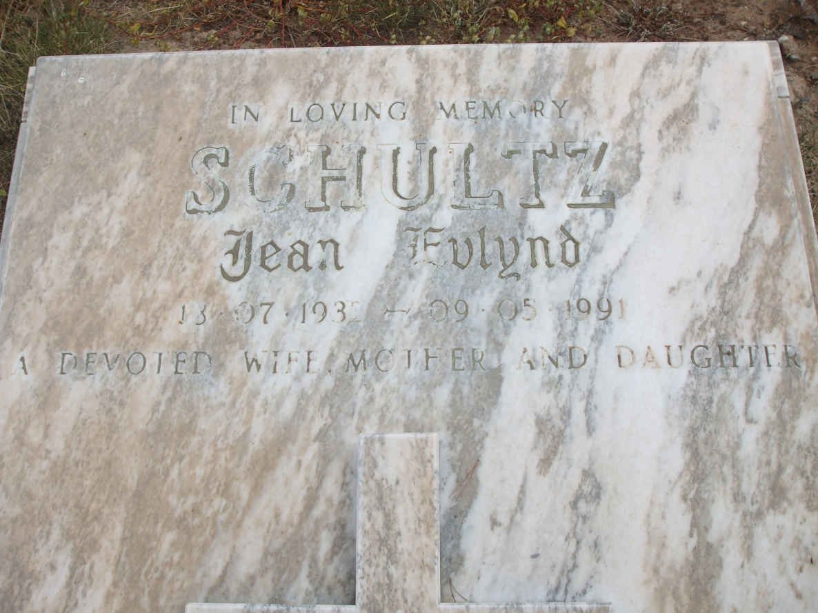 SCHULTZ Jean Evlynd 1932-1991