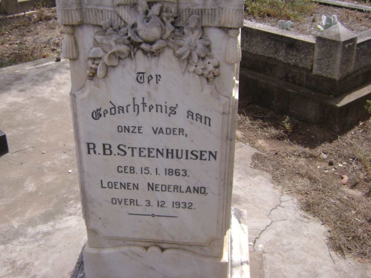 STEENHUISEN R.B.1863-1932
