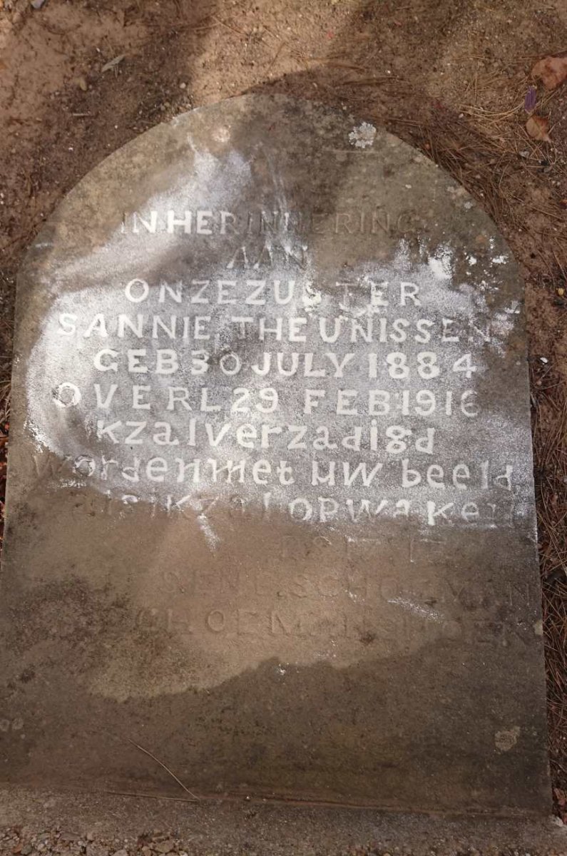THEUNISSEN Sannie 1884-1916