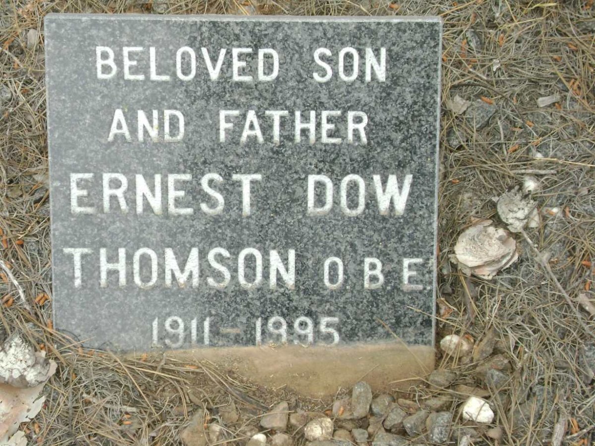 THOMSON Ernest Dow 1911-1995
