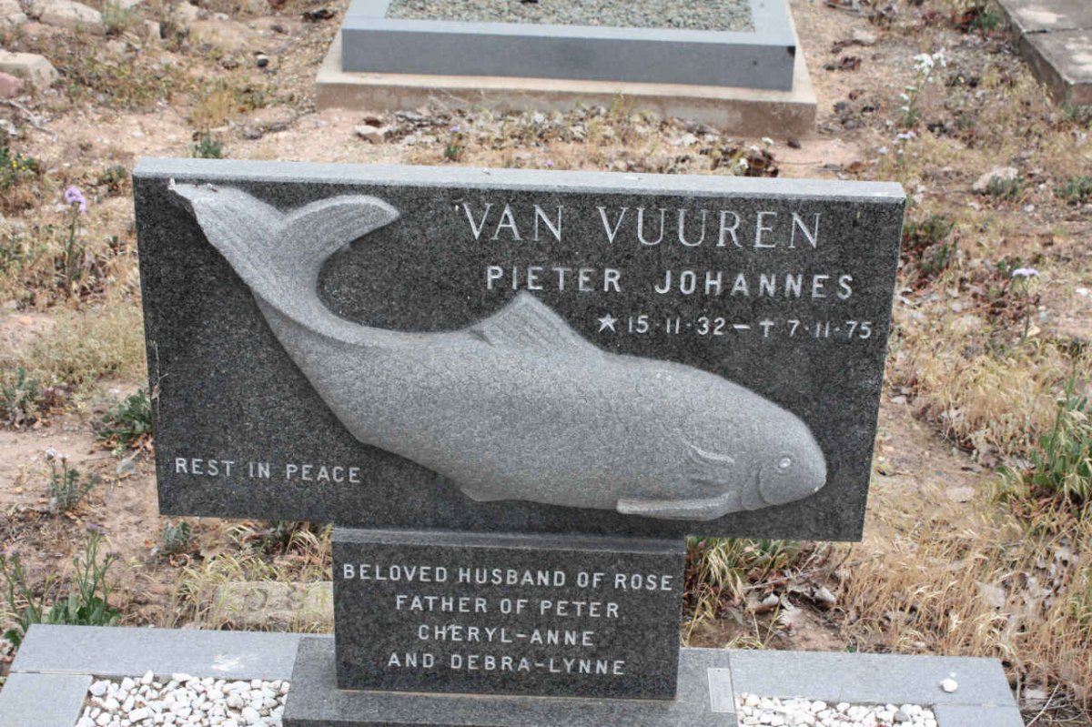 VUUREN Pieter Johannes, van 1932-1975