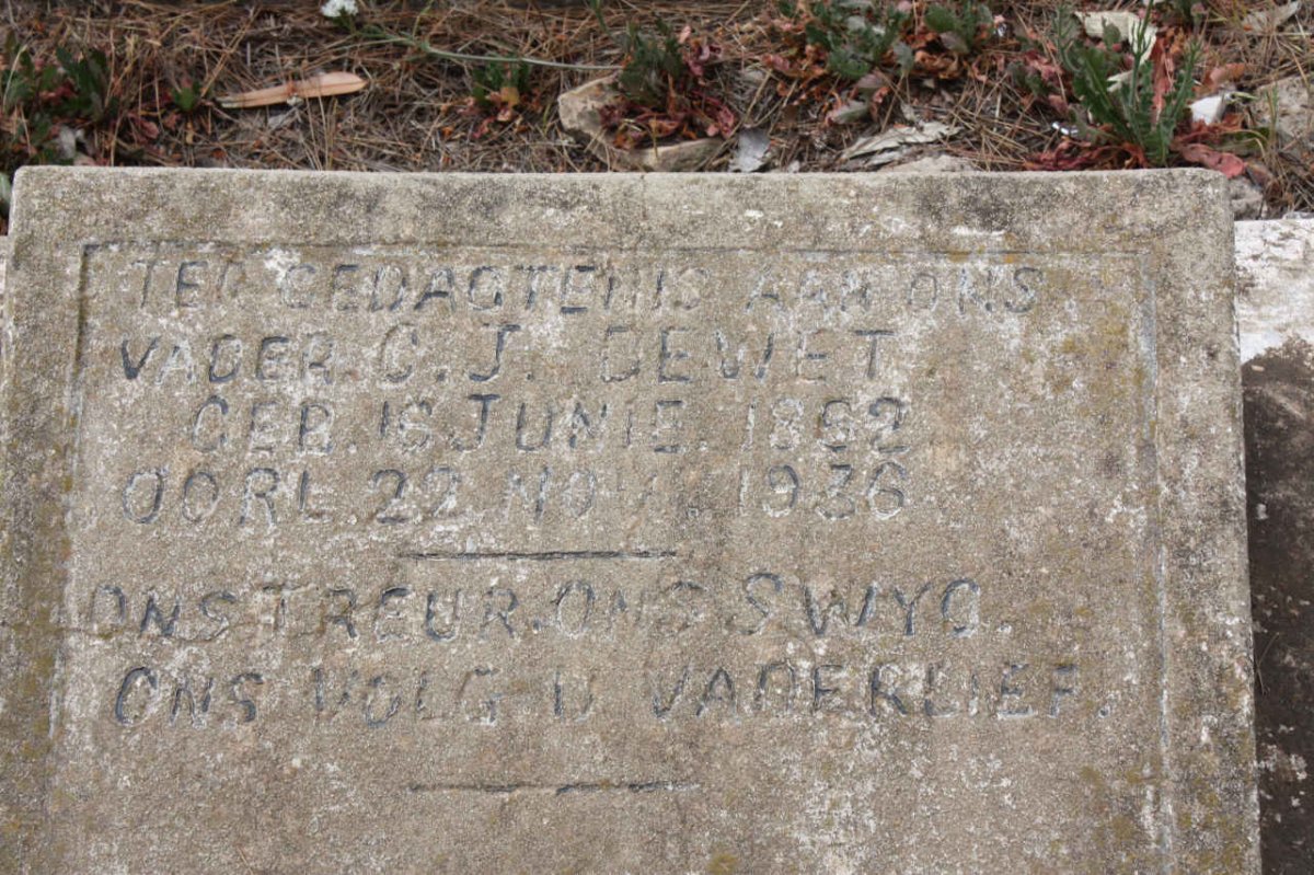 WET C. J., de 1862-1936