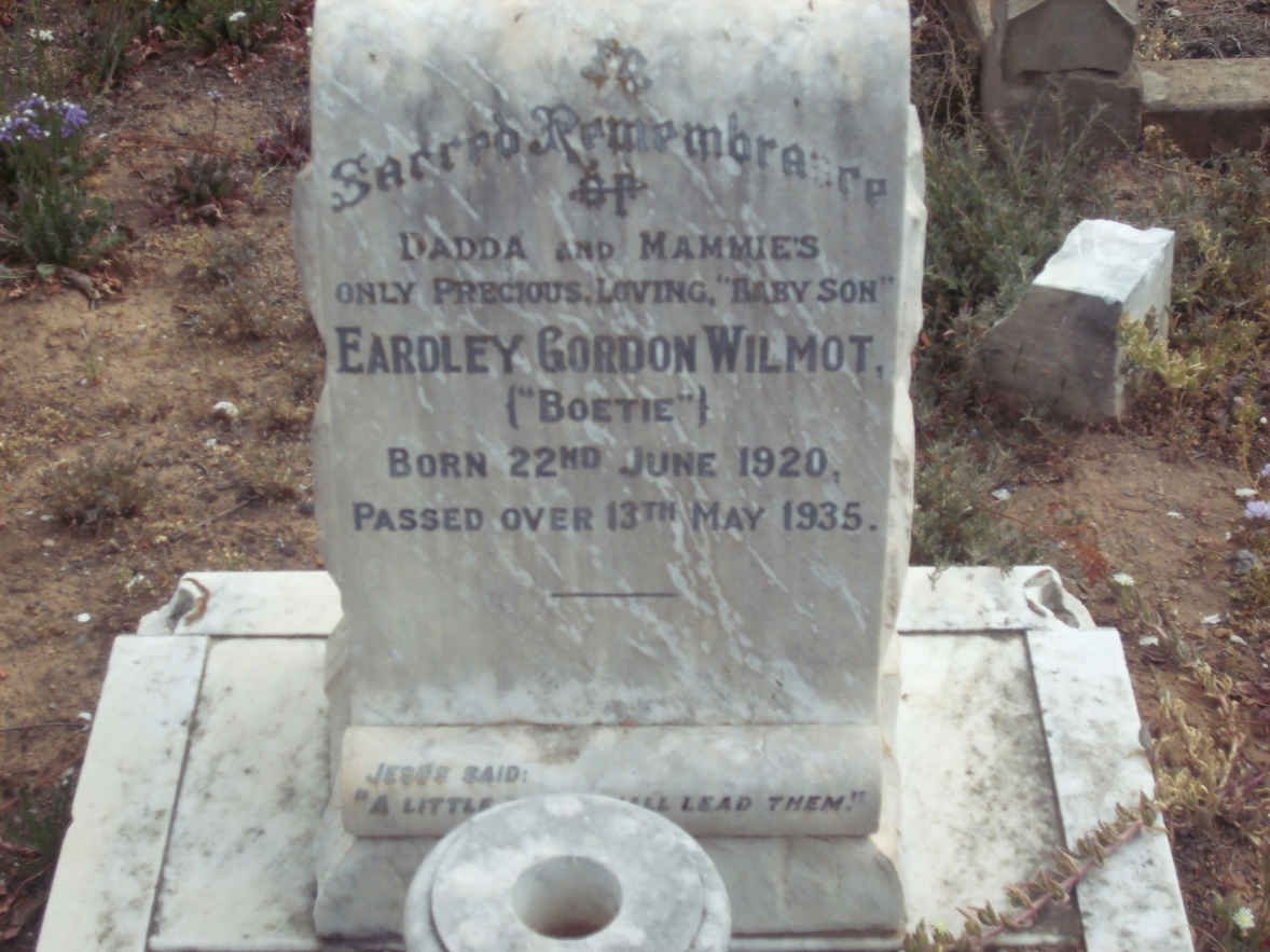 WILMOT Eardley Gordon 1920-1935