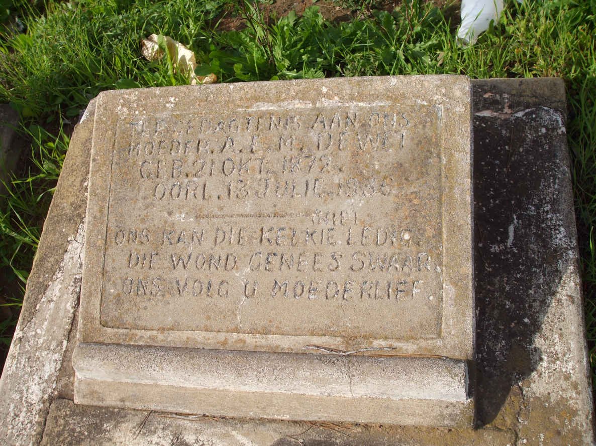 WET A.?. M., de 1872-19??