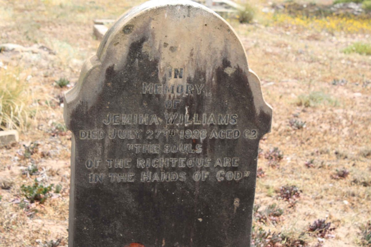 WILLIAMS Jemima -1928