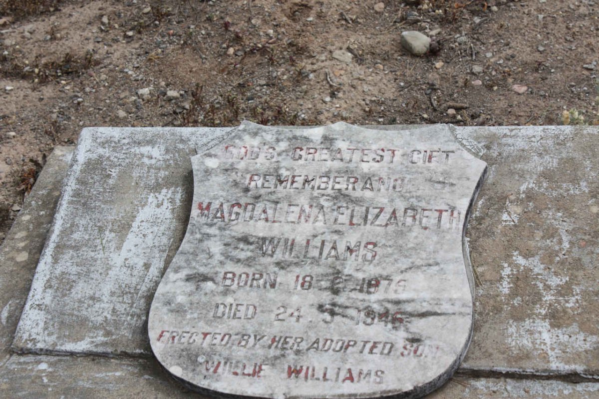 WILLIAMS Magdalena Elizabeth 1875-1946