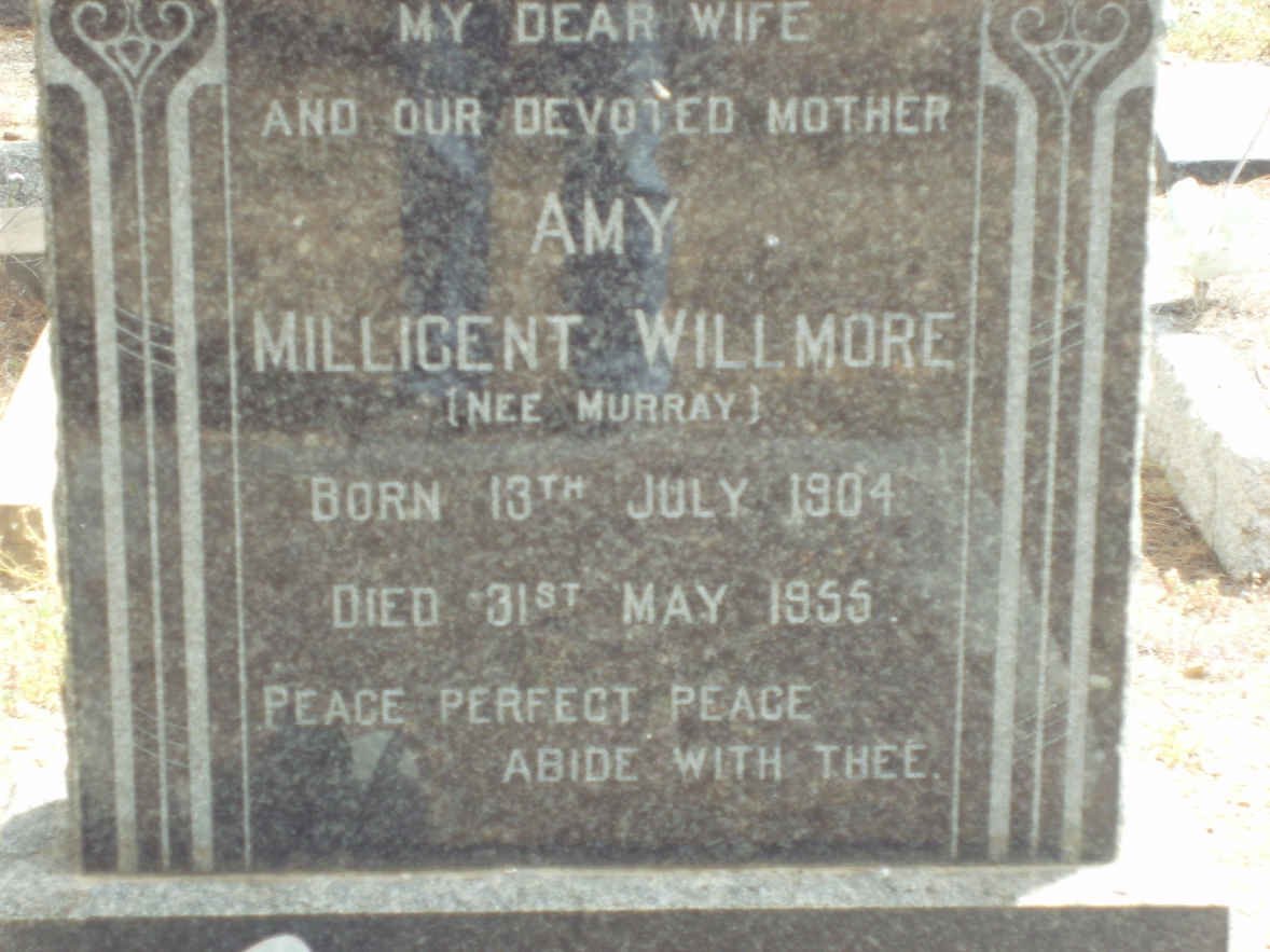 WILLMORE Amy Millicent nee MURRAY 1904-1955