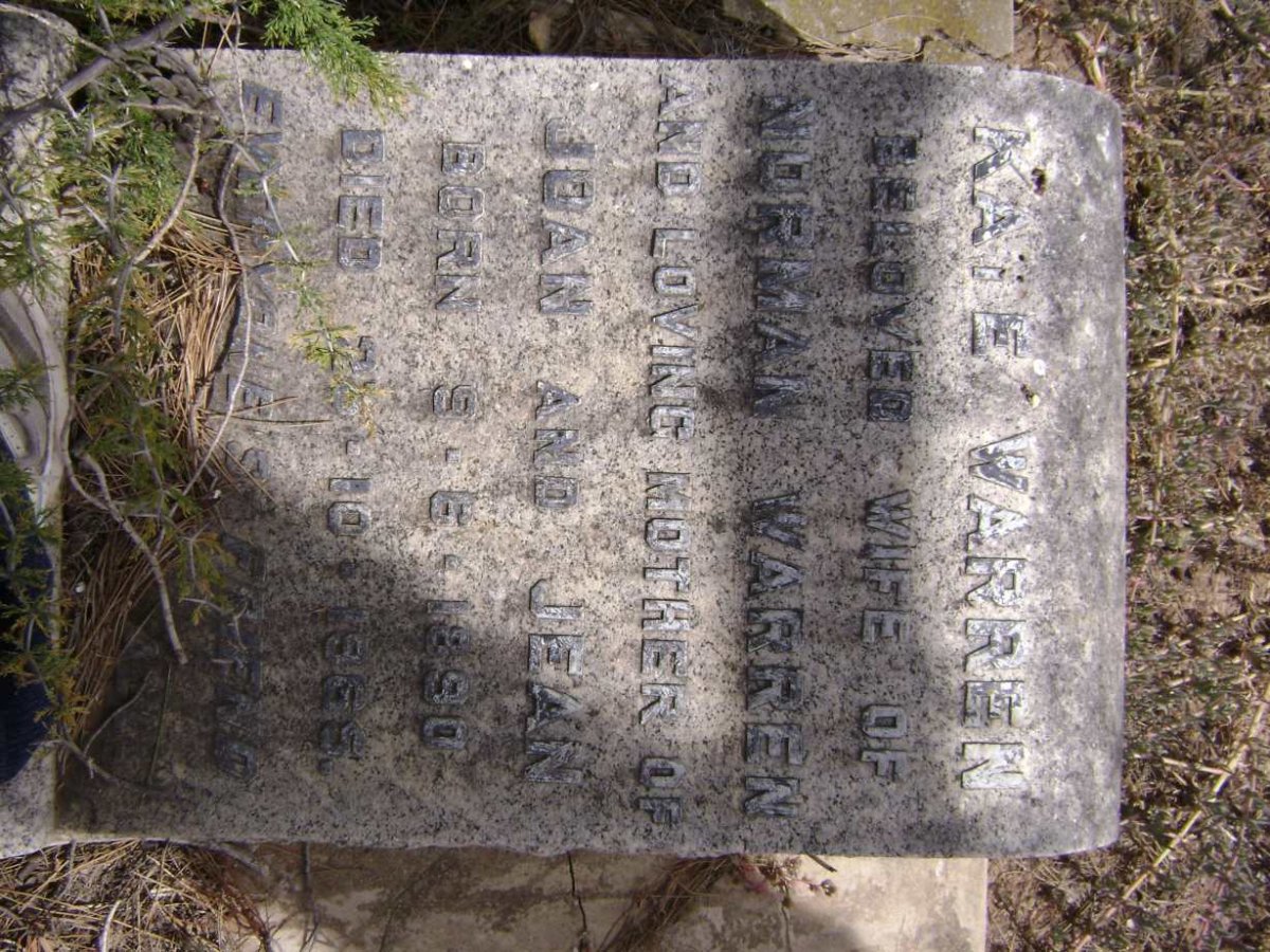 WARREN Kate 1890-1969