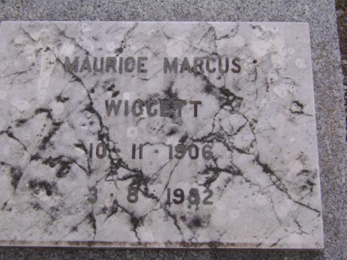WIGGETT Maurice Marcus 1906-1982