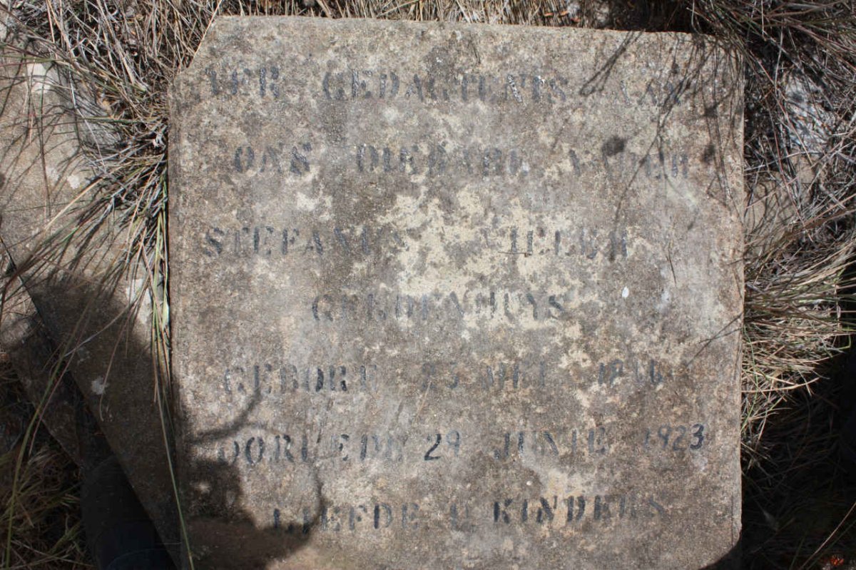 ? Stefanus ????-1923