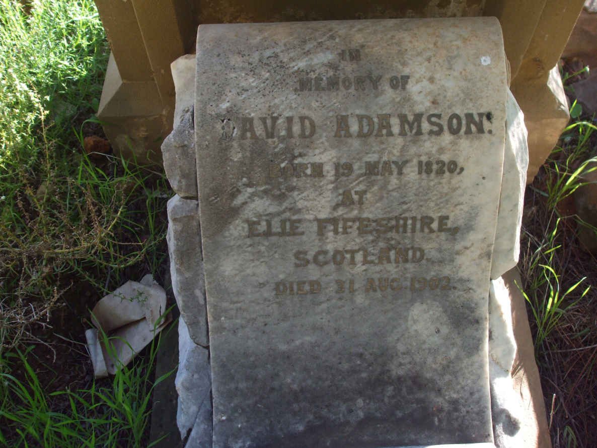 ADAMSON David 1820-1902