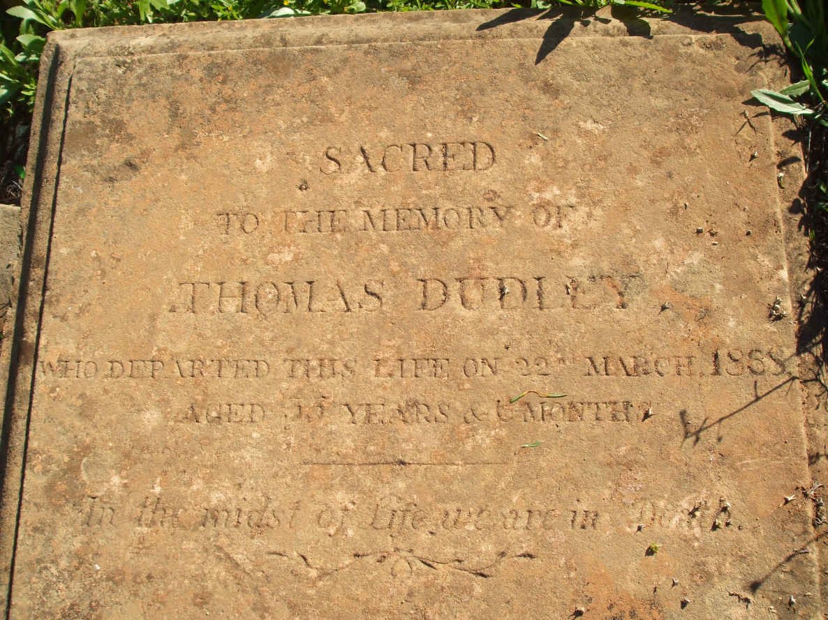 DUDLEY Thomas  -18?? 