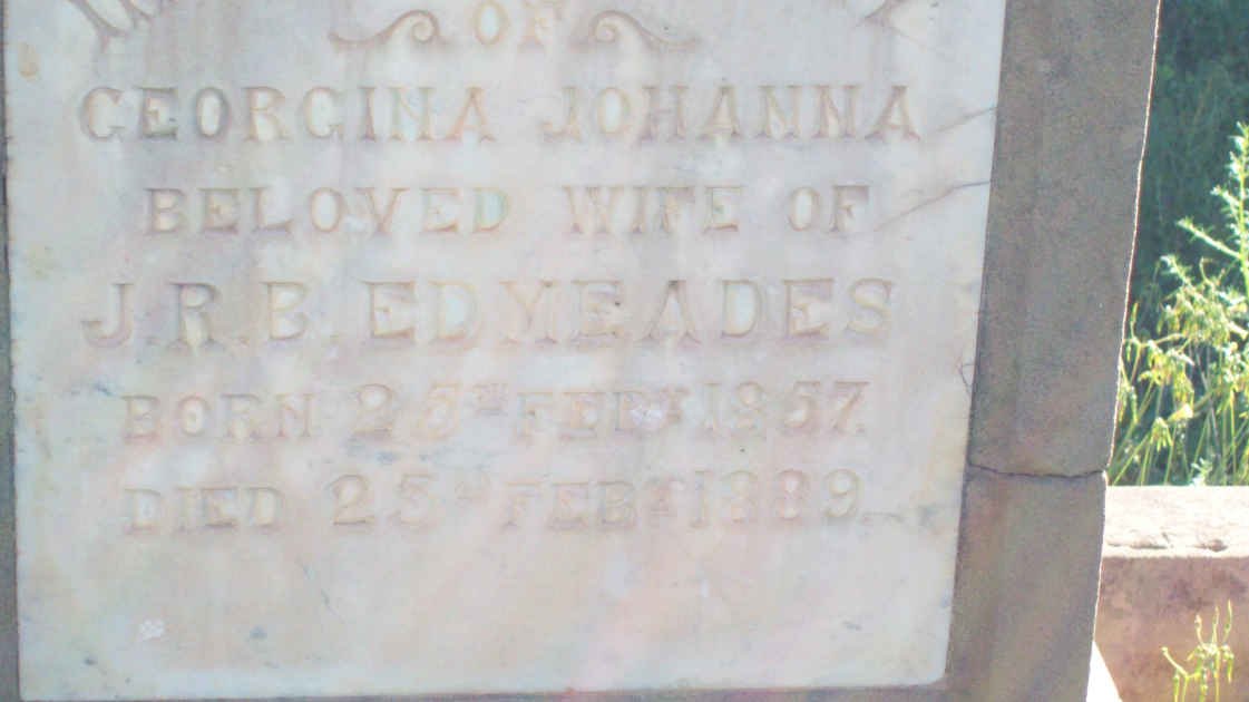 EDMEADES Georgina Johanna  1857-1889