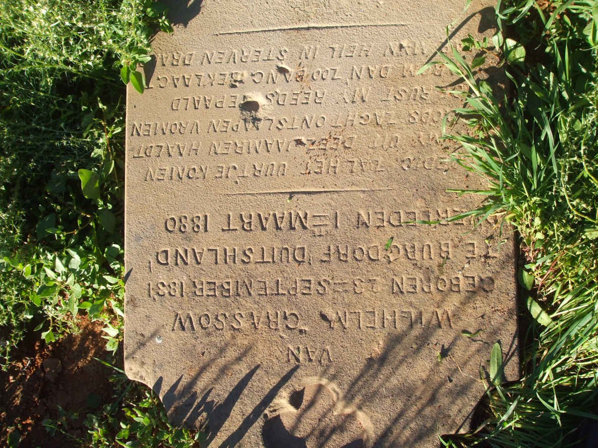 GRASSOW Wilhelm 1831-1880