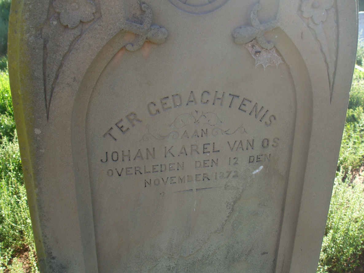 OS Johan Karel, van  -1872