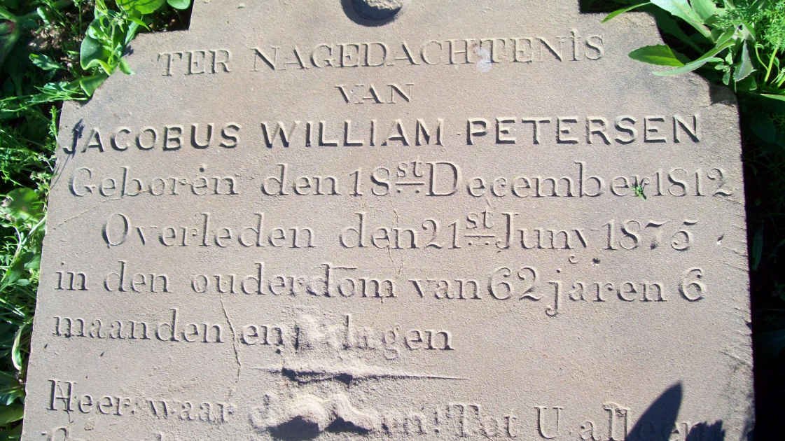 PETERSEN Jacobus William  1812-18755