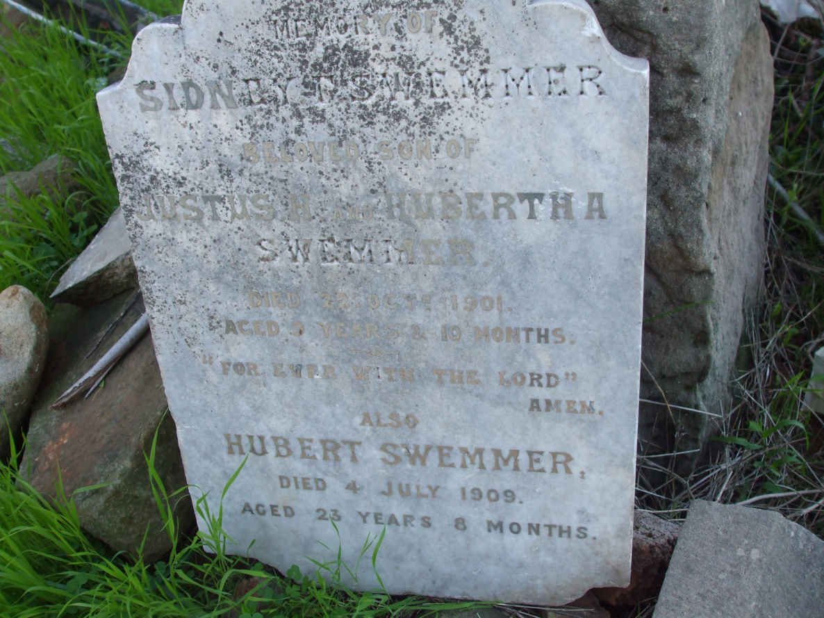 SWEMMER Sydney T. -1901 :: SWEMMER Hubert -1909