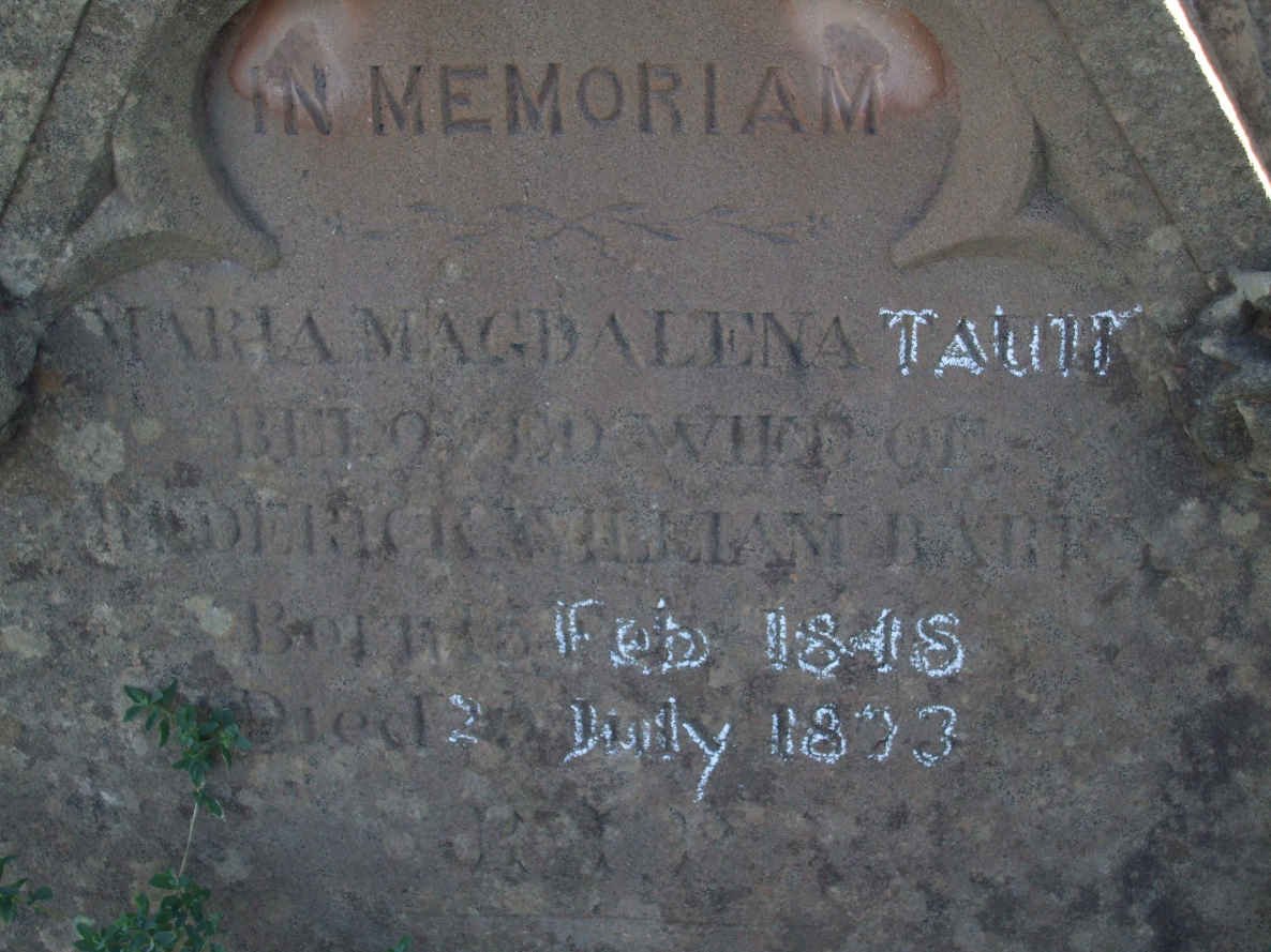 TAUTE Maria Magdalena 1845-1873
