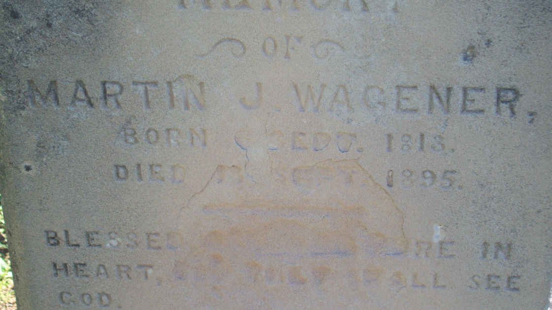 WAGENER Martin J.  1813-1895