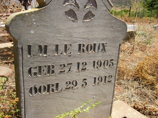 ROUX I.M., le 1905-1912