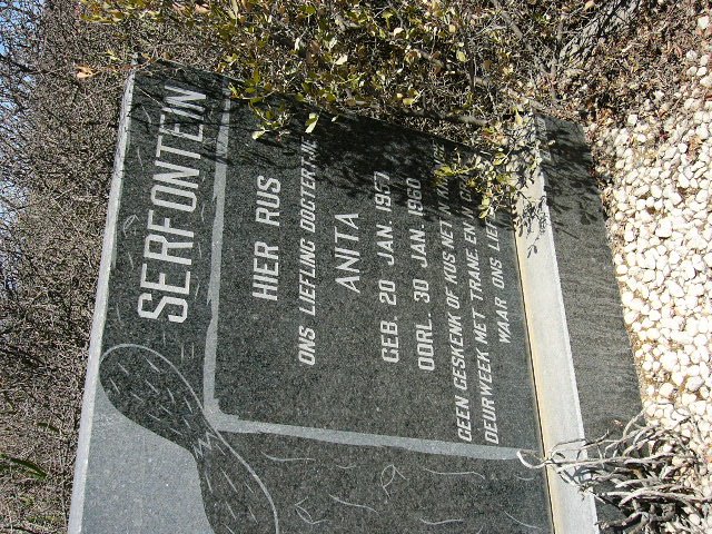 SERFONTEIN Anita 1957-1960
