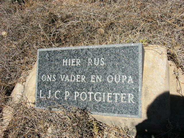POTGIETER L.J.C.P. 1865-1933