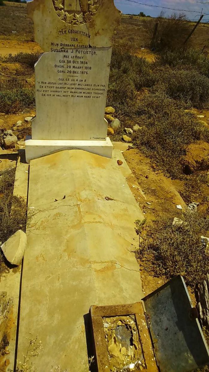 POTGIETER Susanna J. nee LE ROUX 1854-1918