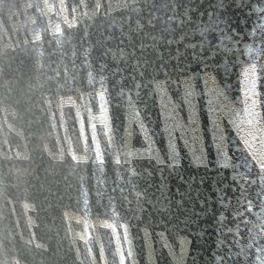 ROUX Petrus Johannes, le 1890-1950 &amp; Jacoba Hendrietta DU PLESSIS 1891-1973