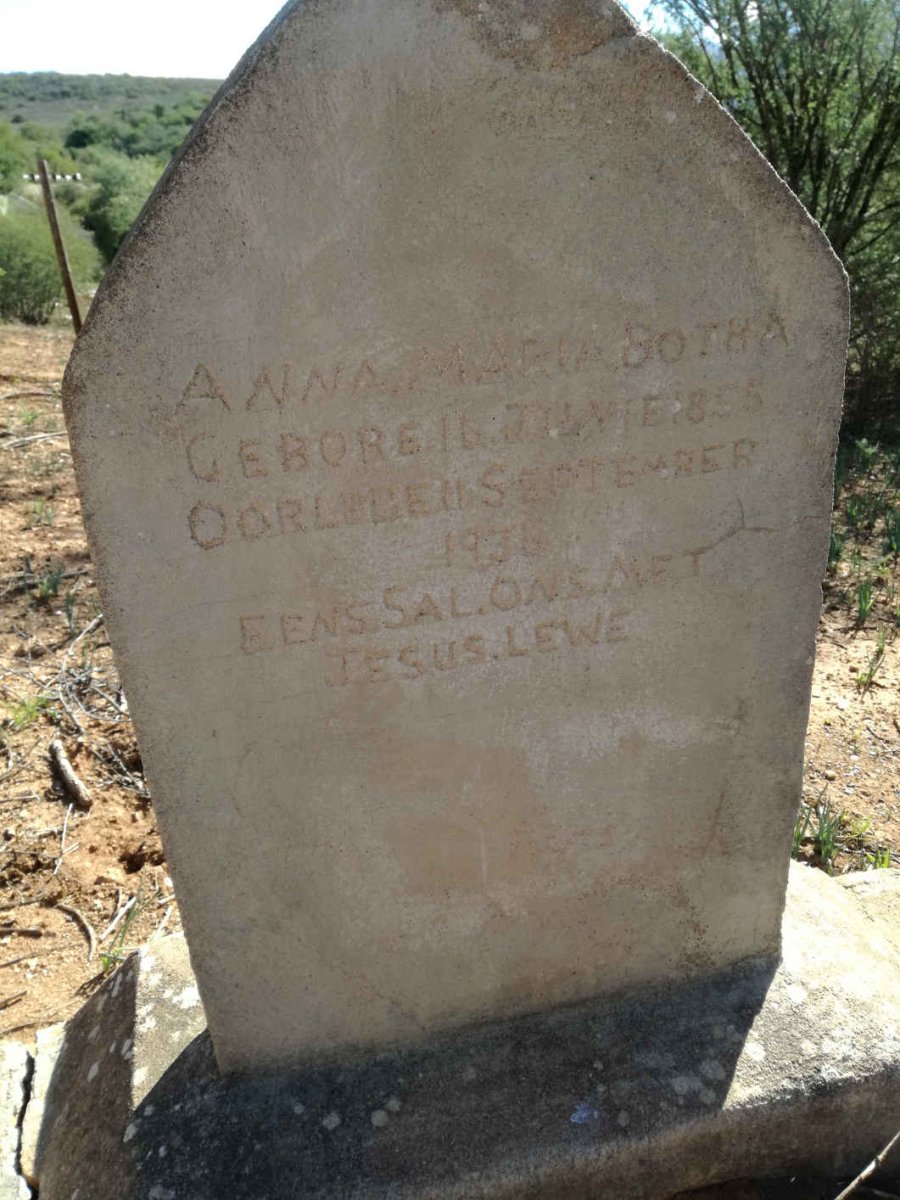 BOTHA Anna Maria 1855-193?