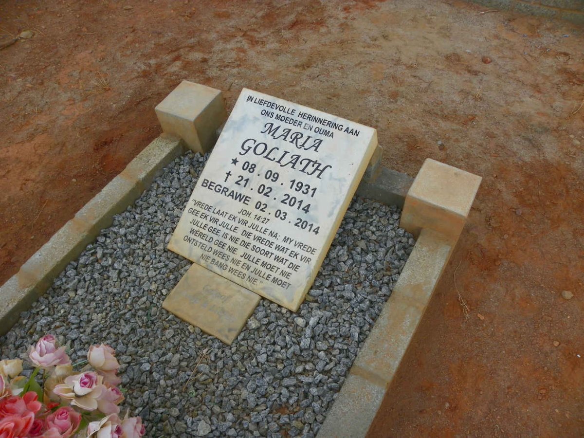 GOLIATH Maria 1931-2014