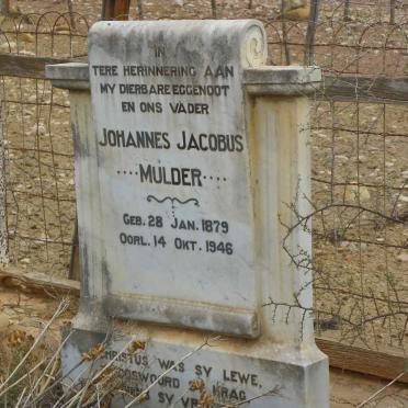 MULDER Johannes Jacobus 1879-1946