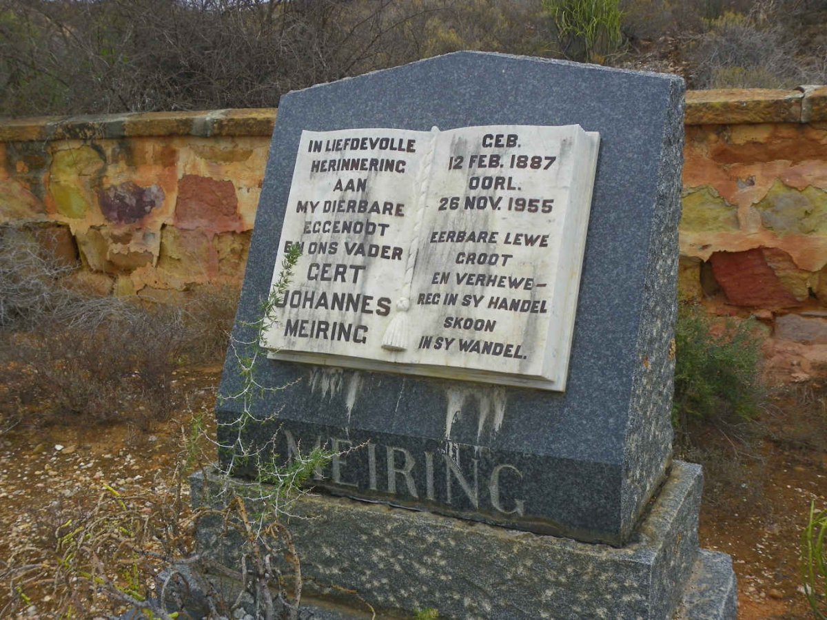MEIRING Gert Johannes 1887-1955