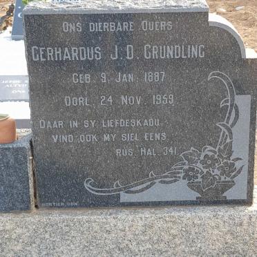 GRUNDLING Gerhardus J.D. 1887-1959