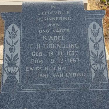 GRUNDLING Karel F.H. 1877-1967