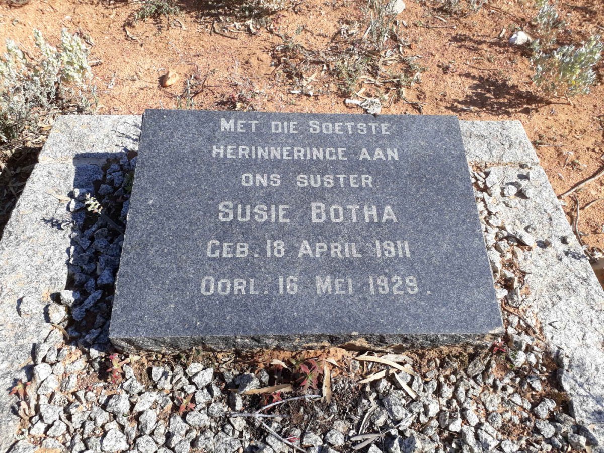 BOTHA Susie 1911-1929