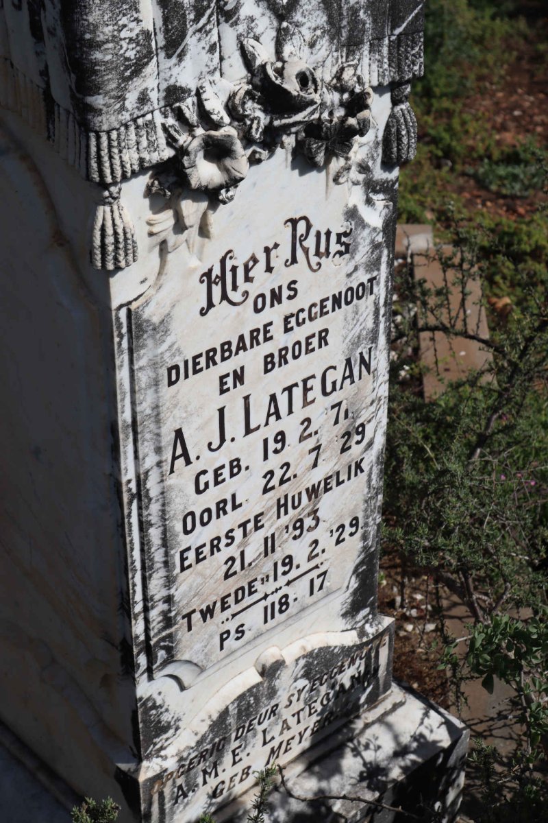 LATEGAN A.J. 1871-1929