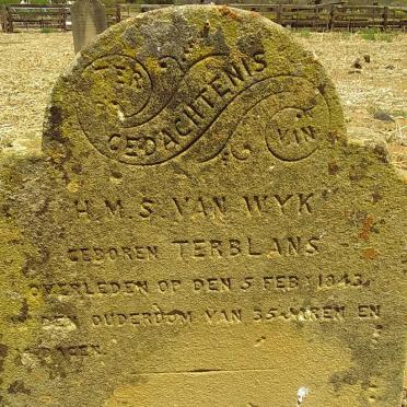WYK H.M.S., van nee TERBLANS -1843