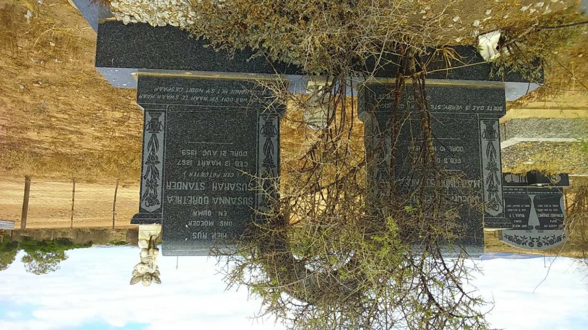 STANDER Gideon Stephanus Martinus 1872-1954 &amp; Susanna Dorethea Susarah POTGIETER 1867-1959