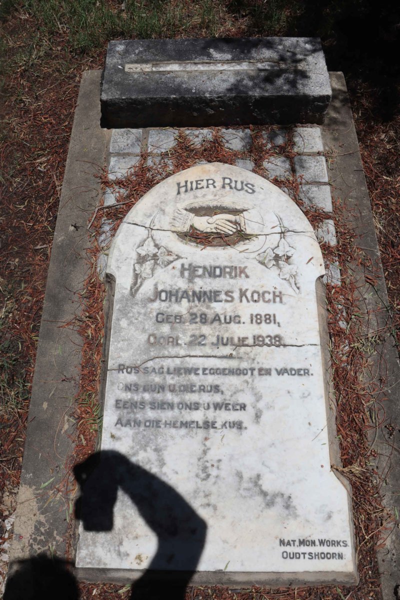 KOCH Hendrik Johannes 1881-1938