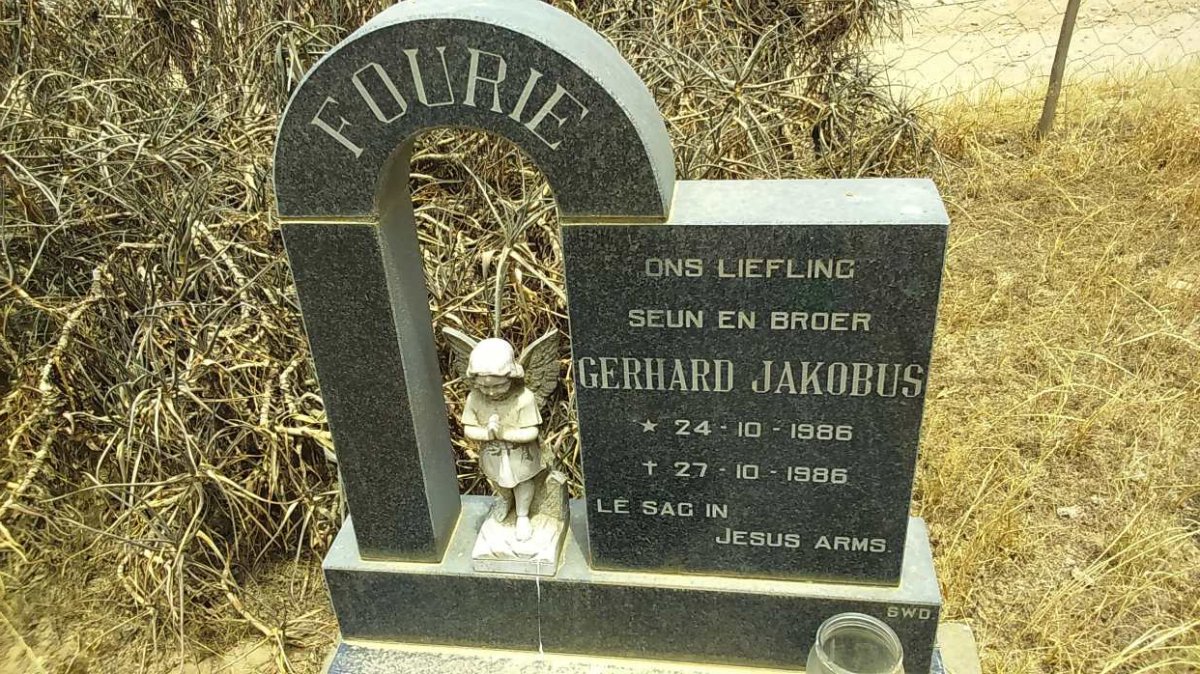 FOURIE Gerhard Jakobus 1986-1986