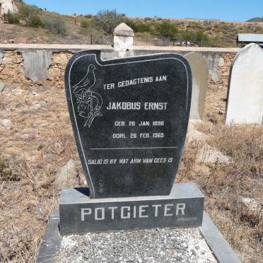 POTGIETER Jakobus Ernst 1898-1969