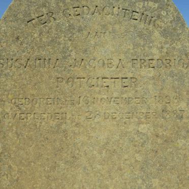 POTGIETER Susanna Jacoba Fredrica 1826-1887