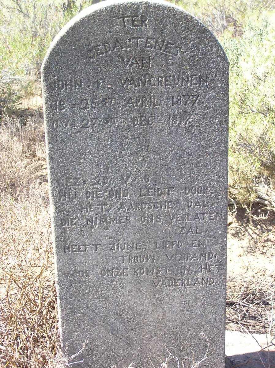 GREUNEN John F., van 1877-1917