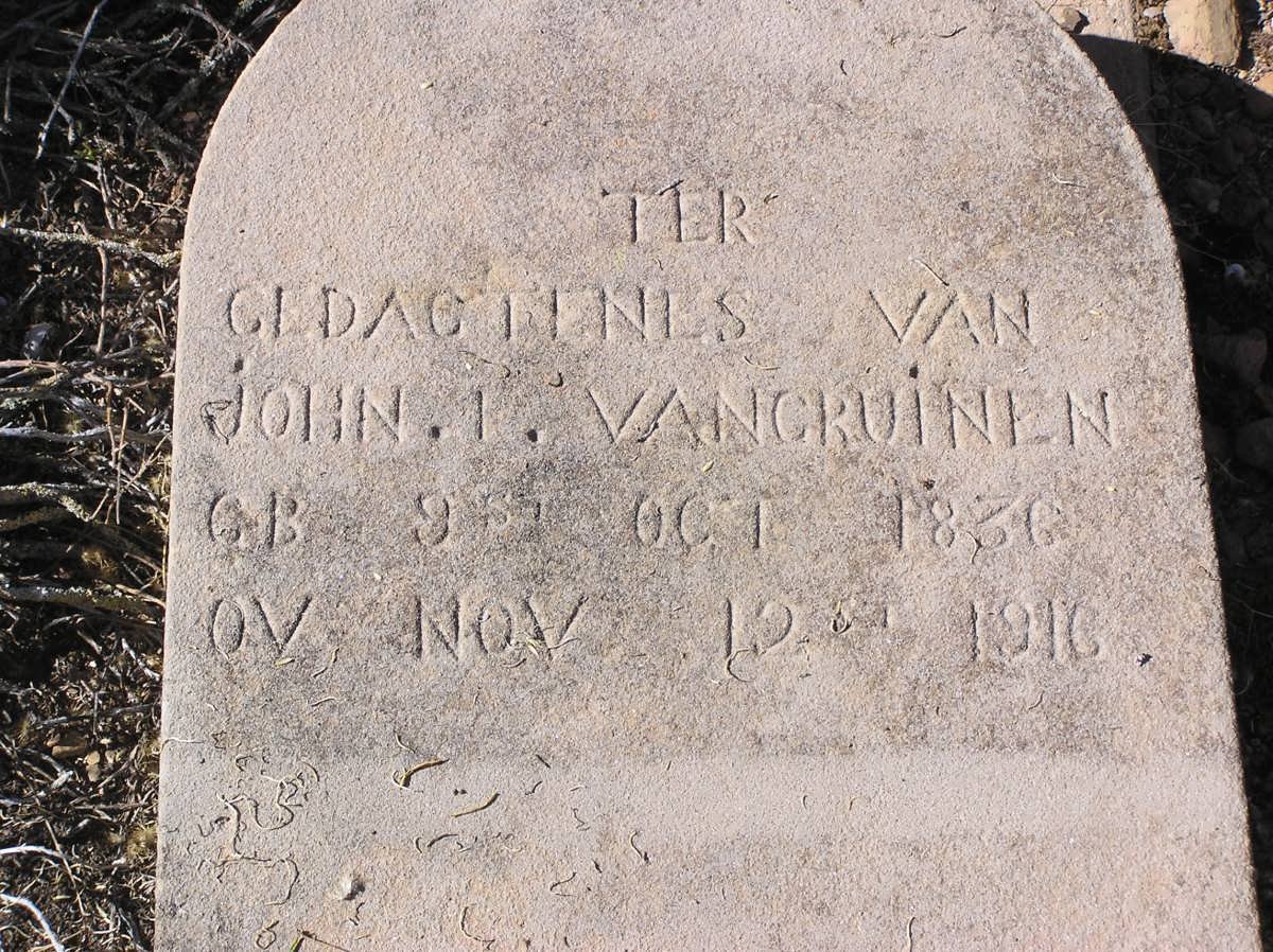 GRUINEN John F., van 1836-1916